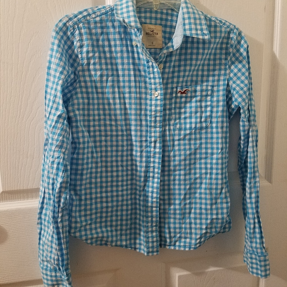 HOLLISTER MULTICOLOR PLAID SHIRT SIZE S - Picture 1 of 5